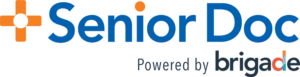 Senior Doc Powered by Brigade Logo